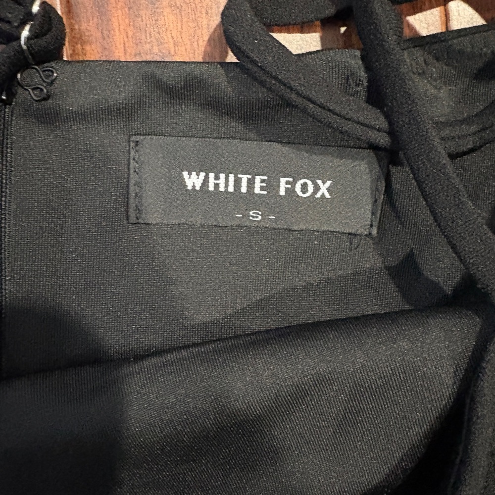 White Fox Black Cut-Out Dress - Picture 3 of 4